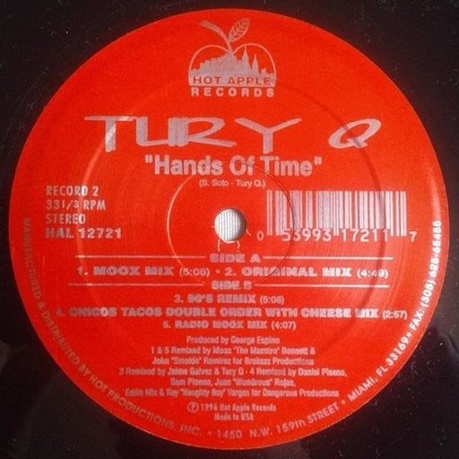 Tury Q – Hands Of Time (LP, Vinyl Record Album)