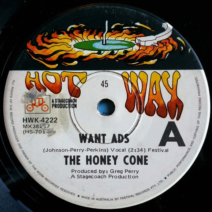 Honey Cone – Want Ads / We Belong Together (LP, Vinyl Record Album)