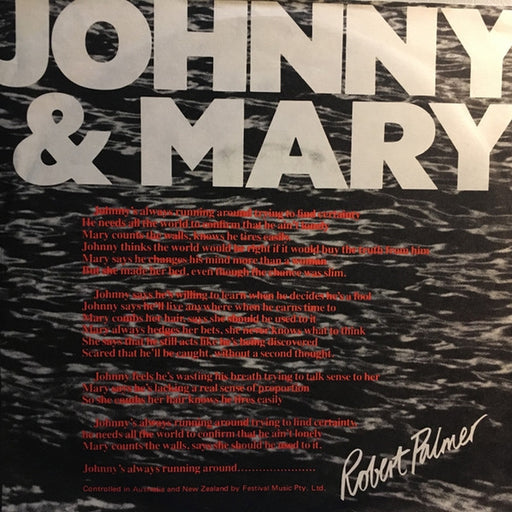 Robert Palmer – Johnny And Mary (LP, Vinyl Record Album)