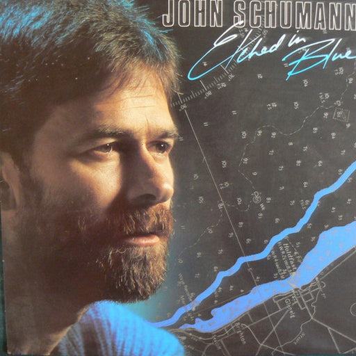 John Schumann – Etched In Blue (LP, Vinyl Record Album)