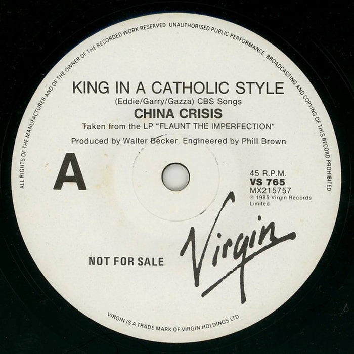 China Crisis – King In A Catholic Style (Wake Up) (LP, Vinyl Record Album)