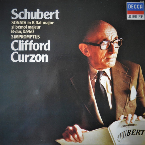 Franz Schubert, Clifford Curzon – Sonata In B Flat Major (LP, Vinyl Record Album)