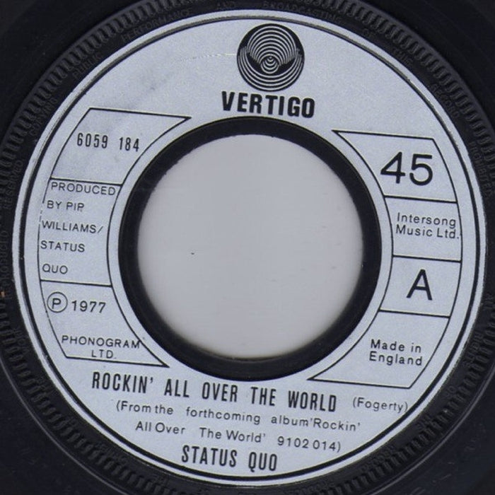 Status Quo – Rockin' All Over The World (LP, Vinyl Record Album)