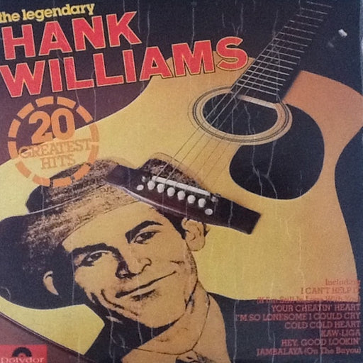 Hank Williams – The Legendary Hank Williams (LP, Vinyl Record Album)