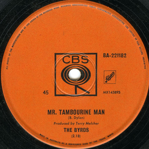 The Byrds – Mr. Tambourine Man (LP, Vinyl Record Album)