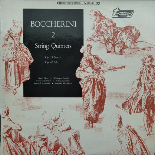 Luigi Boccherini – 2 String Quintets - Op. 13, No. 5 / Op. 47, No. 1 (LP, Vinyl Record Album)