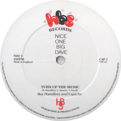 Roy Hamilton, Capiche – Turn Up The Music (LP, Vinyl Record Album)