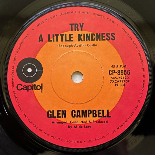 Glen Campbell – Try A Little Kindness (LP, Vinyl Record Album)