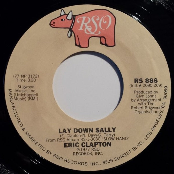 Eric Clapton – Lay Down Sally (LP, Vinyl Record Album)
