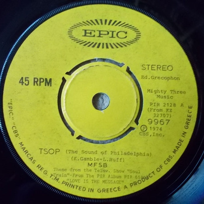 MFSB – TSOP (The Sound Of Philadelphia) / Touch Me In The Morning (LP, Vinyl Record Album)