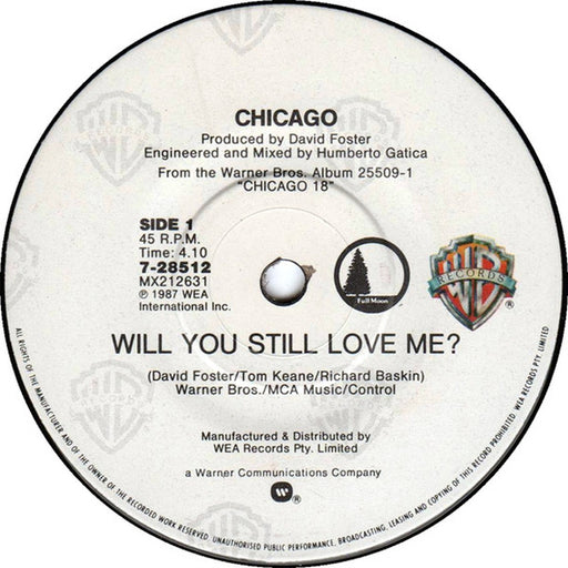 Chicago – Will You Still Love Me? (LP, Vinyl Record Album)