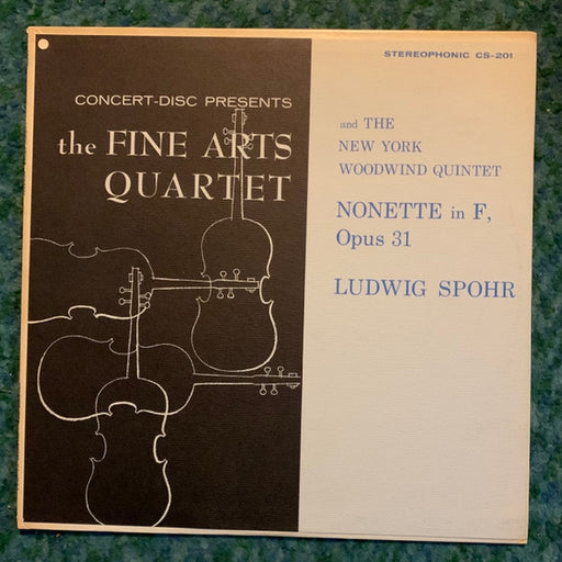 Louis Spohr, The Fine Arts Quartet, New York Woodwind Quintet – Nonette In F, Opus 31 (LP, Vinyl Record Album)