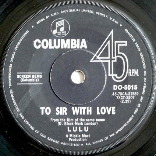 Lulu – To Sir With Love / Let's Pretend (LP, Vinyl Record Album)