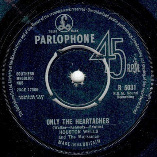 Houston Wells And The Marksmen – Only The Heartaches (LP, Vinyl Record Album)