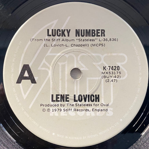 Lene Lovich – Lucky Number (LP, Vinyl Record Album)