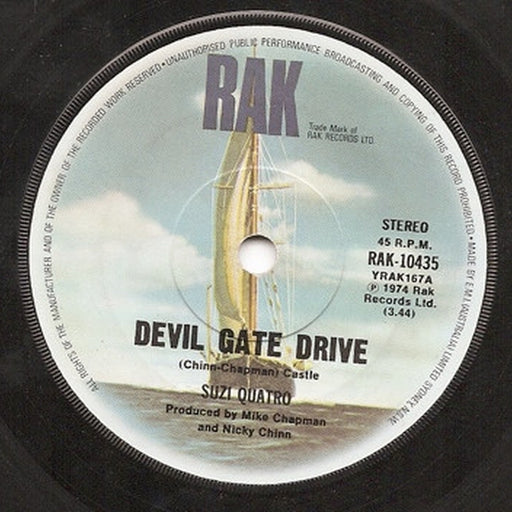 Suzi Quatro – Devil Gate Drive (LP, Vinyl Record Album)