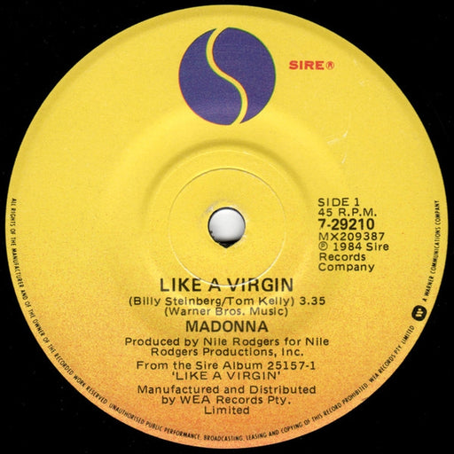 Madonna – Like A Virgin (LP, Vinyl Record Album)