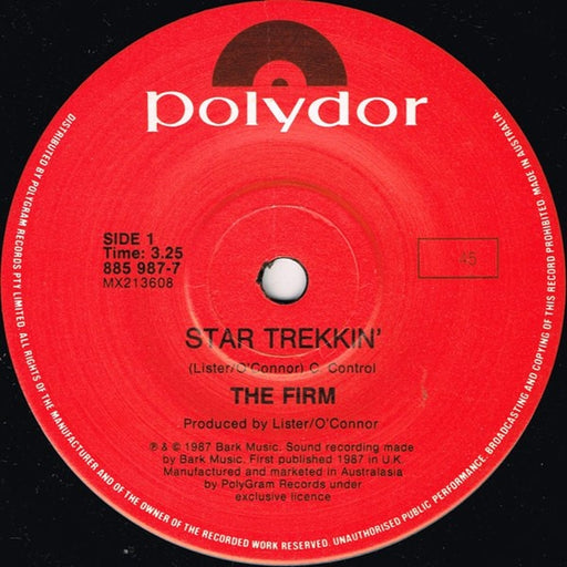 The Firm – Star Trekkin' (LP, Vinyl Record Album)