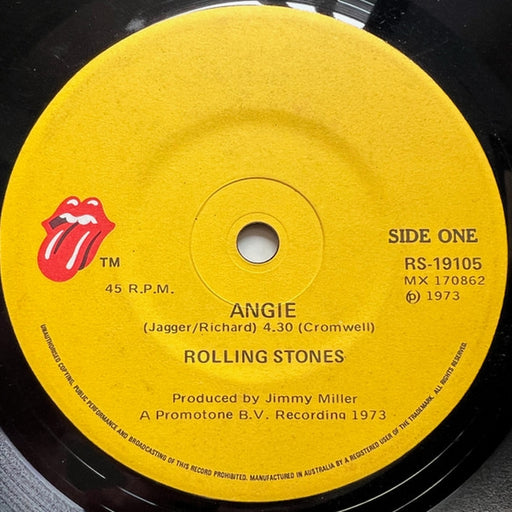 The Rolling Stones – Angie (LP, Vinyl Record Album)