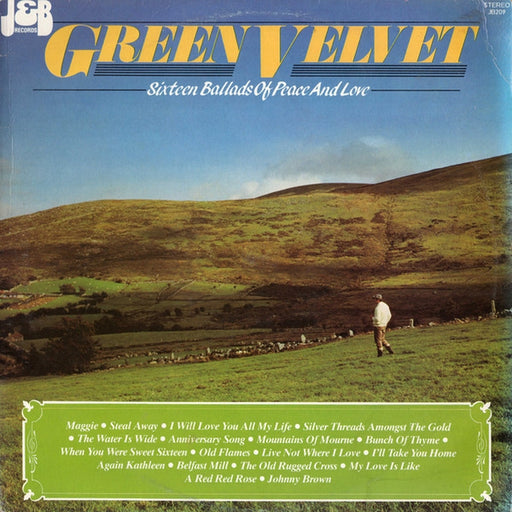 Various – Green Velvet (Sixteen Ballads Of Peace And Love) (LP, Vinyl Record Album)