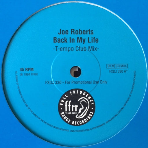 Joe Roberts – Back In My Life (LP, Vinyl Record Album)