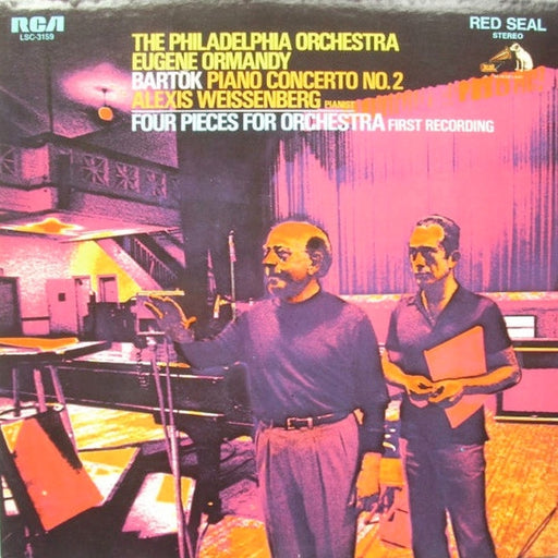 Béla Bartók, The Philadelphia Orchestra, Eugene Ormandy, Alexis Weissenberg – Piano Concerto No. 2 / Four Pieces For Orchestra (LP, Vinyl Record Album)