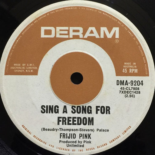 Sing A Song For Freedom – Frijid Pink (LP, Vinyl Record Album)