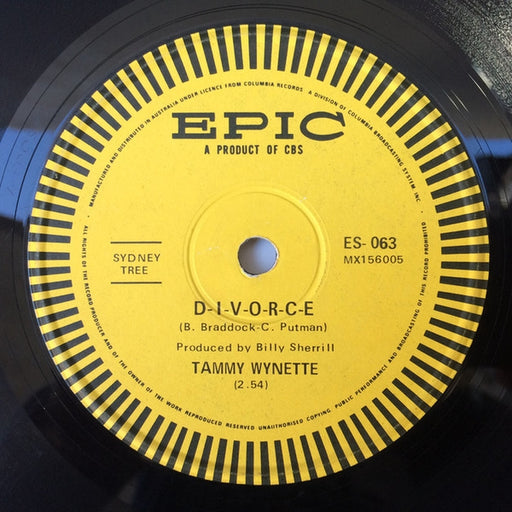 Tammy Wynette – D-I-V-O-R-C-E / Don’t Make Me Now (LP, Vinyl Record Album)
