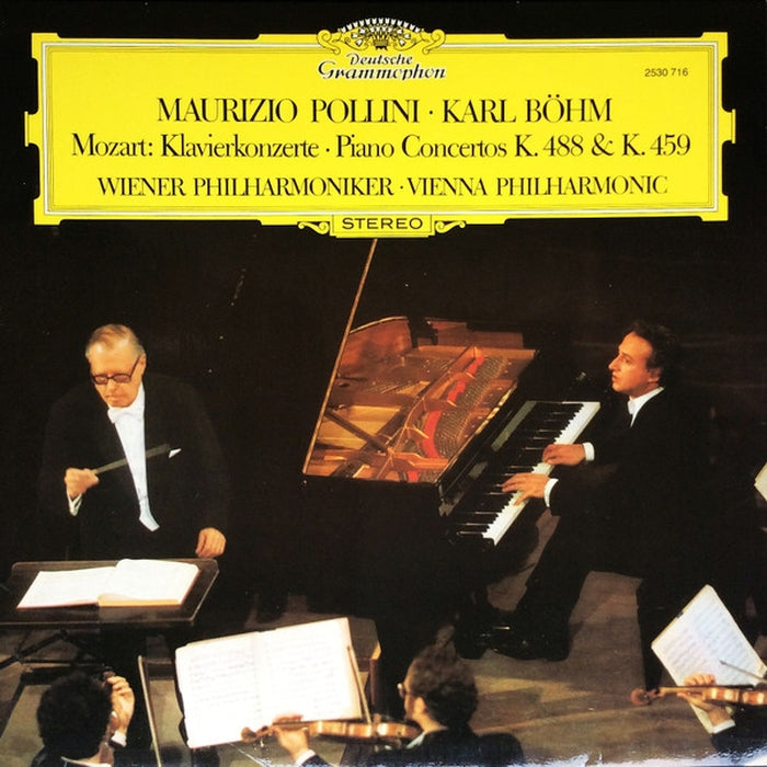 Wolfgang Amadeus Mozart, Maurizio Pollini, Karl Böhm, Wiener Philharmoniker – Klavierkonzerte · Piano Concertos K. 488 & K. 459 (LP, Vinyl Record Album)