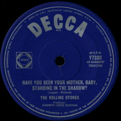 The Rolling Stones – Have You Seen Your Mother, Baby, Standing In The Shadow? / Who's Driving Your Plane (LP, Vinyl Record Album)
