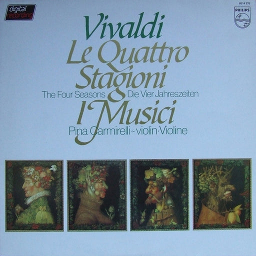 Antonio Vivaldi, I Musici, Pina Carmirelli – Le Quattro Stagioni = The Four Seasons = Die Vier Jahreszeiten (LP, Vinyl Record Album)