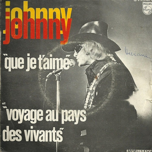 Johnny Hallyday – Que Je T'aime (LP, Vinyl Record Album)
