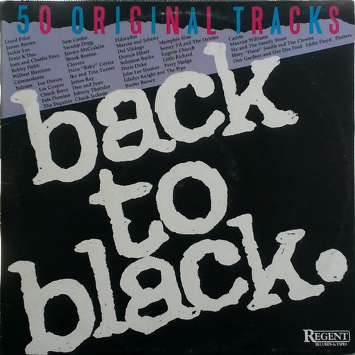 Various – Back To Black (LP, Vinyl Record Album)