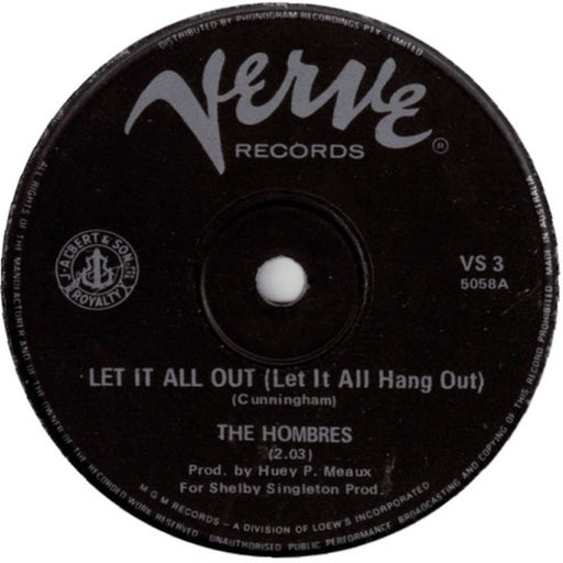 The Hombres – Let It All Out (Let It All Hang Out) (LP, Vinyl Record Album)