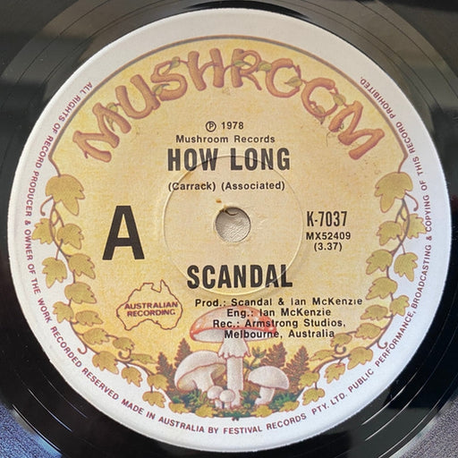 Scandal – How Long (LP, Vinyl Record Album)