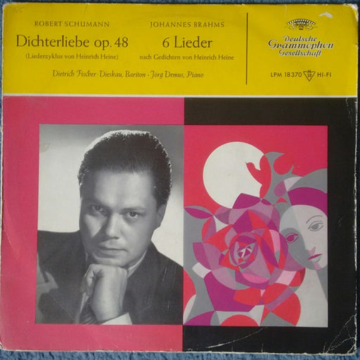 Robert Schumann, Johannes Brahms, Dietrich Fischer-Dieskau, Jörg Demus – Dichterliebe Op.48 · 6 Lieder (LP, Vinyl Record Album)