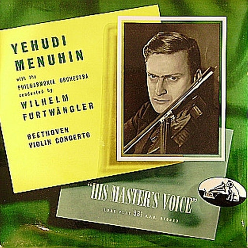 Ludwig Van Beethoven, Yehudi Menuhin, Philharmonia Orchestra, Wilhelm Furtwängler – Violin Concerto (LP, Vinyl Record Album)