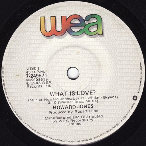 Howard Jones – What Is Love? (LP, Vinyl Record Album)