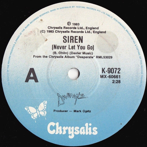 Divinyls – Siren (Never Let You Go) (LP, Vinyl Record Album)