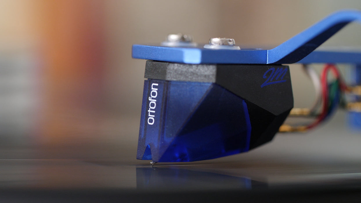 Side view of the Ortofon 2M Blue Moving Magnet Cartridge