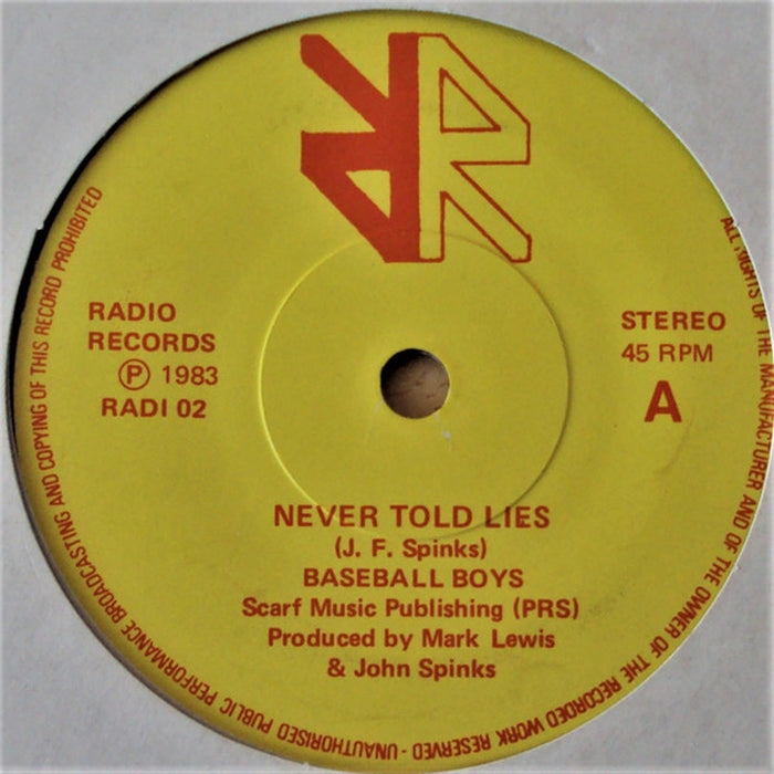 The Baseball Boys – Never Told Lies / Girl's Story (LP, Vinyl Record Album)