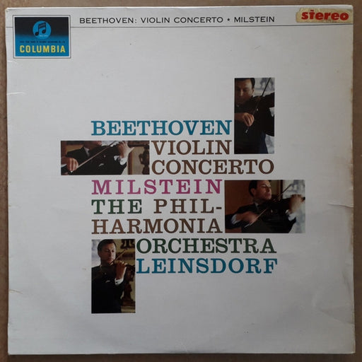 Ludwig van Beethoven, Nathan Milstein, Erich Leinsdorf – Violin Concerto (LP, Vinyl Record Album)