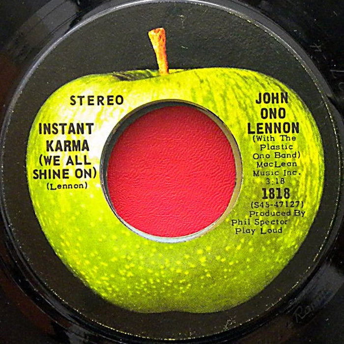 John Lennon, Yoko Ono, The Plastic Ono Band – Instant Karma (We All Shine On) (LP, Vinyl Record Album)