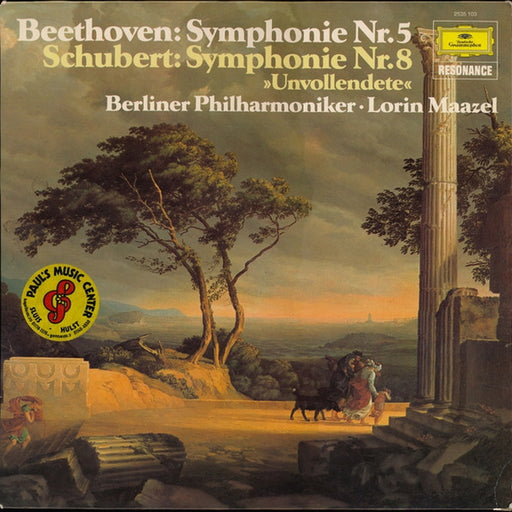 Ludwig van Beethoven, Franz Schubert, Berliner Philharmoniker, Lorin Maazel – Beethoven: Symphony Nr.5 / Schubert: Symphony Nr.8 »Unvollendete« (LP, Vinyl Record Album)