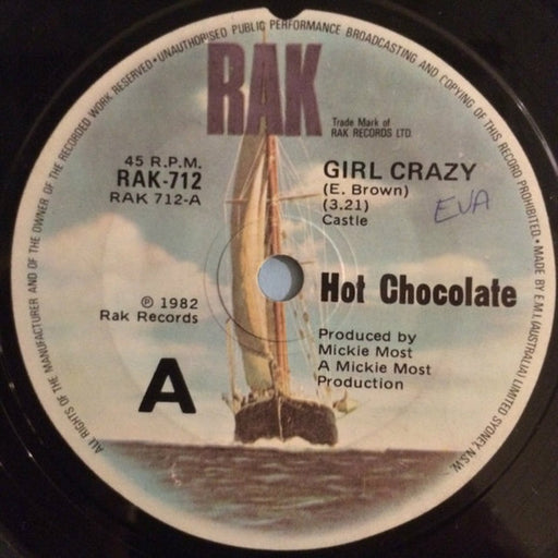 Hot Chocolate – Girl Crazy (LP, Vinyl Record Album)
