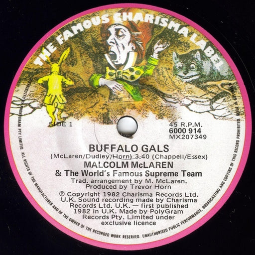 Malcolm McLaren, World's Famous Supreme Team – Buffalo Gals (LP, Vinyl Record Album)