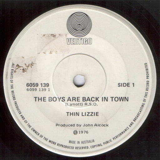 Thin Lizzy – The Boys Are Back In Town (LP, Vinyl Record Album)