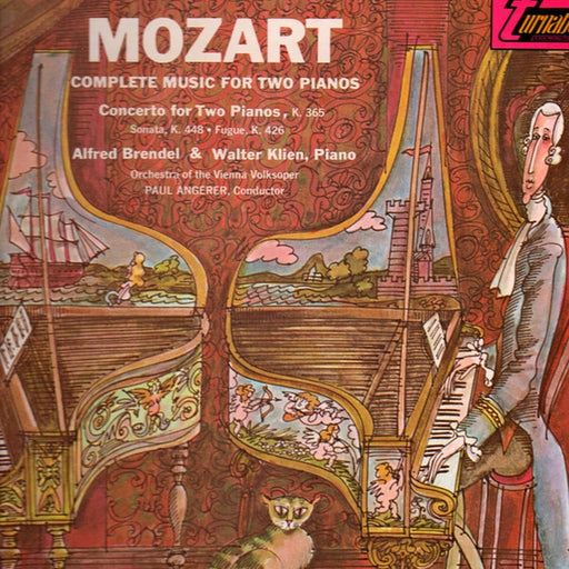 Wolfgang Amadeus Mozart, Alfred Brendel, Walter Klien – Complete Music For Two Pianos (LP, Vinyl Record Album)