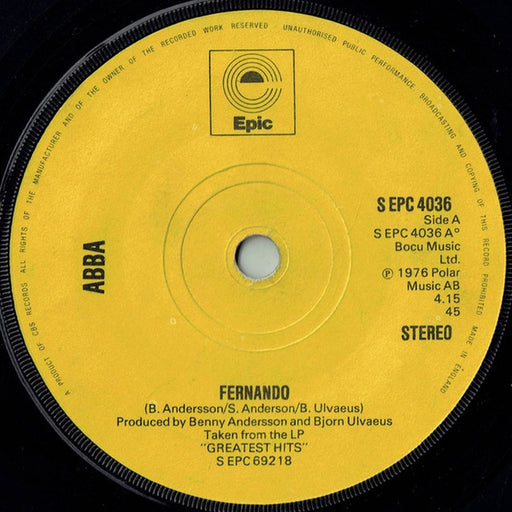 ABBA – Fernando (LP, Vinyl Record Album)