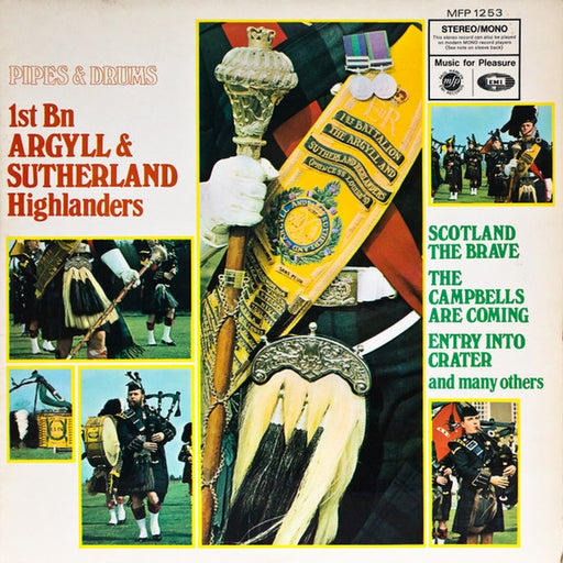 The Argyll And Sutherland Highlanders – Pipes & Drums (LP, Vinyl Record Album)
